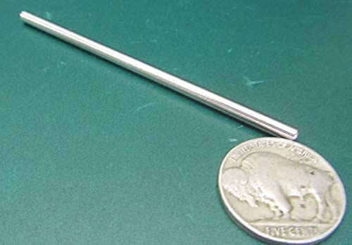 303 Stainless Steel Hardened Shaft .125" Diameter x 3" Long 10 pcs