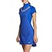 ANNIKA by Cutter & Buck Women's Moisture Wicking 50+ UPF Cap Sleeve Blue Dress with Pockets