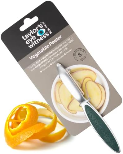 Spiral Corkscrew Wine Bottle Opener - by Taylors Eye Witness, Easy to Use, Guaranteed to Cleanly Remove Cork Without Tearing, Dishwasher Safe, Essential Kitchen Gadget for Wine Lovers, Denim Blue