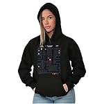 Brisco Brands PACMAN Game Over Retro Video Gaming Hoodie Sweatshirt Women Men - Image 5