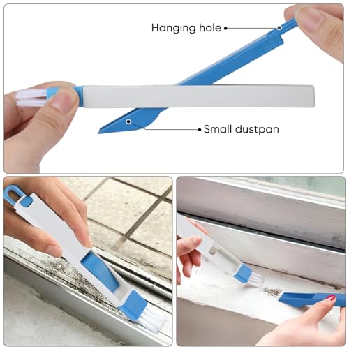 Image of 10 PCS Crevice Cleaning Brush,Multifunctional Gap Cleaning Brush Tool Kits,Hard Bristle Crevice Cleaning Brush,Cleaning Tool Set for Household Bathroom Kitchen Tiles Window Groove