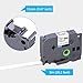 TZE-231 Compatible Label Tape Replacement for Brother TZe-231 TZ-231, Black on White, Compatible for P Touch PT-D200 PT-D210 PTH100 PT-D400, 0.47