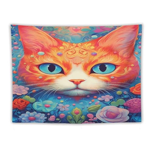 Tenture murale tigre PAZZK | Idée cadeau décoration originale - 3