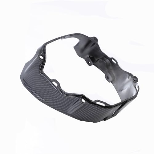 Image of Mokuo Motorcyle Fairing Parts,Front Head Cover in ABS Material Compatible with 2021-2024 Honda Grom Msx 125 SF,Carbon Fibre Color