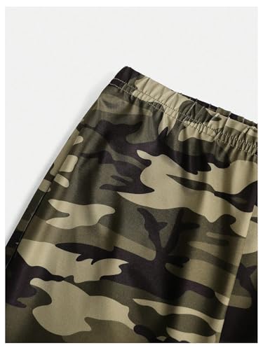 GORGLITTER Girl's Leopard Print Bell Pants Bottoms Y2k Elastic High Waist Flare Leg Cheetah Trousers3