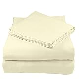 Whisper Organics, 100% Organic Cotton Sheets - 300 Thread Count Bed Sheets Set - Premium Quality She