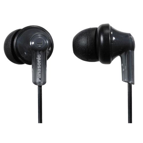 Image of Panasonic RP-HJE120E-K Ergo Fit Ear Canal Headphones - Black