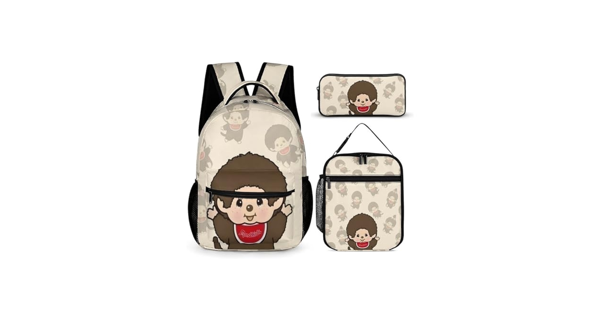 Amazon.co.jp: [Lkuaou] モンチッチ リュック バックパック 筆箱