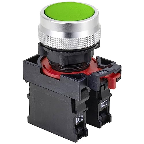 TRU COMPONENTS TC-10091020 ONPOW26-11/G Druckschalter 380V 10A 1 x Ein/(Ein) tastend IP40 1St.