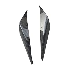 For MITSUBISHI EVO Evolution 10 VRS Style Ultimate Front Bumper Canard with bracket Carbon Fiber Modified Tuned Tuning