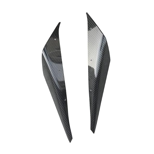 For MITSUBISHI EVO Evolution 10 VRS Style Ultimate Front Bumper Canard with bracket Carbon Fiber Modified Tuned Tuning