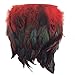 Sowder Rooster Hackle Feather Fringe Trim 5-7" in Width Pack of 5 Yards(red)