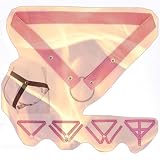 Anti-Shedding Belt for Male Cage, Adjustable Waistbands for Male Protection Cage -YA45US (Pink:B, Two-Way)