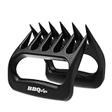 BBQtrips Meat Shredder Claws, Pulled Pork Claws and Meat Shredder Grilling Claws BBQ Tools, Grill Bear Claws for Shredding Meat, Pack of 2, 100% solid material, no hollow sections