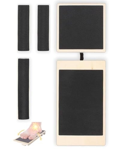 HUVZOR 1 tabla de equilibrio de madera,tabla de equilibrio antideslizante para adultos, ejercicio para tobillos, para terapia con tabla giratoria, entrenamiento del equilibrio físico