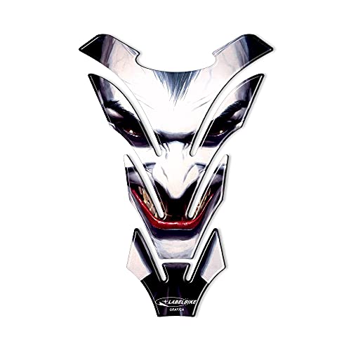 labelbike - Unmissable JOKER - BATMAN Sticker for Motorcycle Tank in 3D Resin