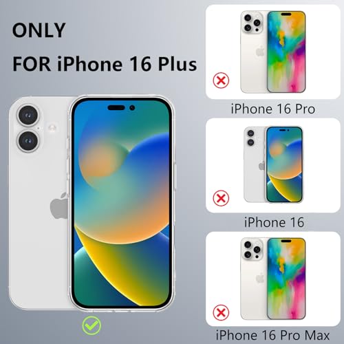 Image of RALEAVO Floral Case for iPhone 16 Plus,Cute Flowers Pattern Case,Clear | for iPhone 16 Plus Case Clear with Cute Flower Branch Pattern,Pretty Case for Girls Women,Soft Silicone Shockproof Cover