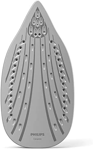 Close-up of the ceramic soleplate of the Philips Steam Iron
