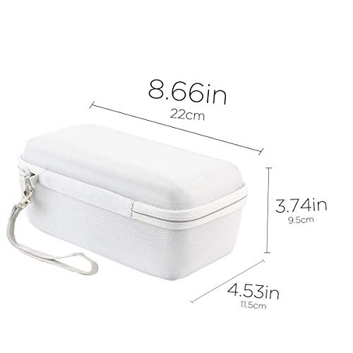 Image of co2crea Hard Travel Case for DOSS SoundBox Plus Portable Wireless Bluetooth Speaker (White Case)