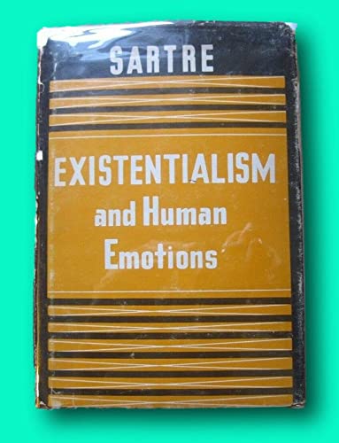Rare EXISTENTIALISM AND HUMAN EMOTIONS by Sartr... B09P7G48WJ Book Cover