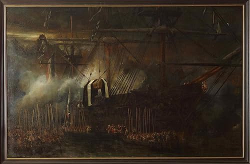 Affiche Toile Napoléon par Eugène Isabey pour décoration murale grand format de salon