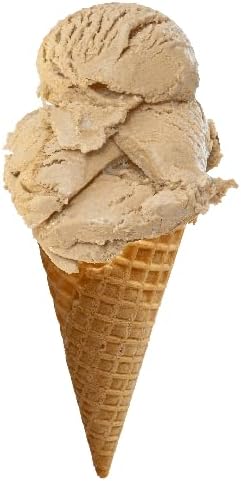 AussieBlends Waffle Ice Cream Cones Bulk For Soft Serve, Gelato, and Scooped Ice Cream, Waffle Cones Bulk, Natural Cone Flavor in Large Size, 156 Count, (Natural, Large)