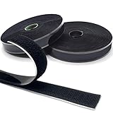 【Adherencia fuerte a largo plazo】 Se puede usar en ambientes secos y húmedos a alta temperatura, baja temperatura, alta resistencia, no hay necesidad de preocuparse por la caída del Belcro Doble Cara y no quedarán residuos en la superficie después de quitar el velcro.