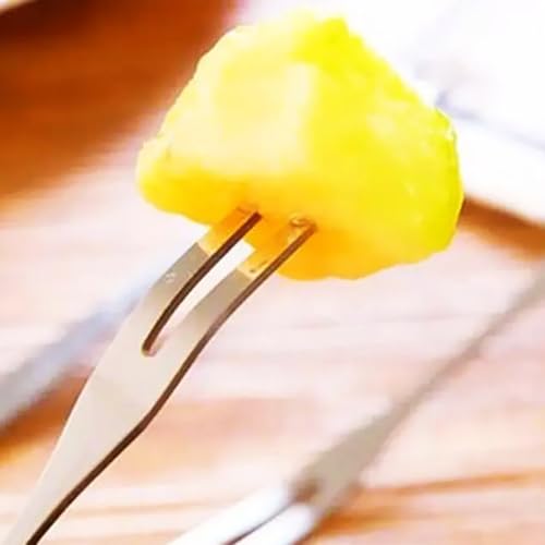 Kit 6 Garfos para petiscos 10,5cm - Clink, Ideal Para Servir Queijos Para Convidados, Resistente e D