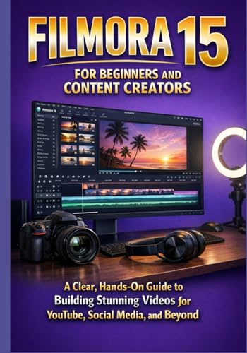 FILMORA 15 FOR BEGINNERS AND CONTENT CREATORS: A Clear, Hands-On Guide to Building Stunning Videos for YouTube, Social Media, and Beyond