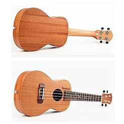 Ukelele 21 Pouces en Bois Sapele Traditionnel Ukulele Soprano Uke Hawaii Enfants Petite Guitare avec Housse pour Enfants… - Les Beatles, Paul McCartney, John Lennon, RIngo Starr, George Harrison Ukelele 21 Pouces en Bois Sapele Traditionnel Ukulele Soprano Uke Hawaii Enfants Petite Guitare avec Housse pour Enfants… – Image 2