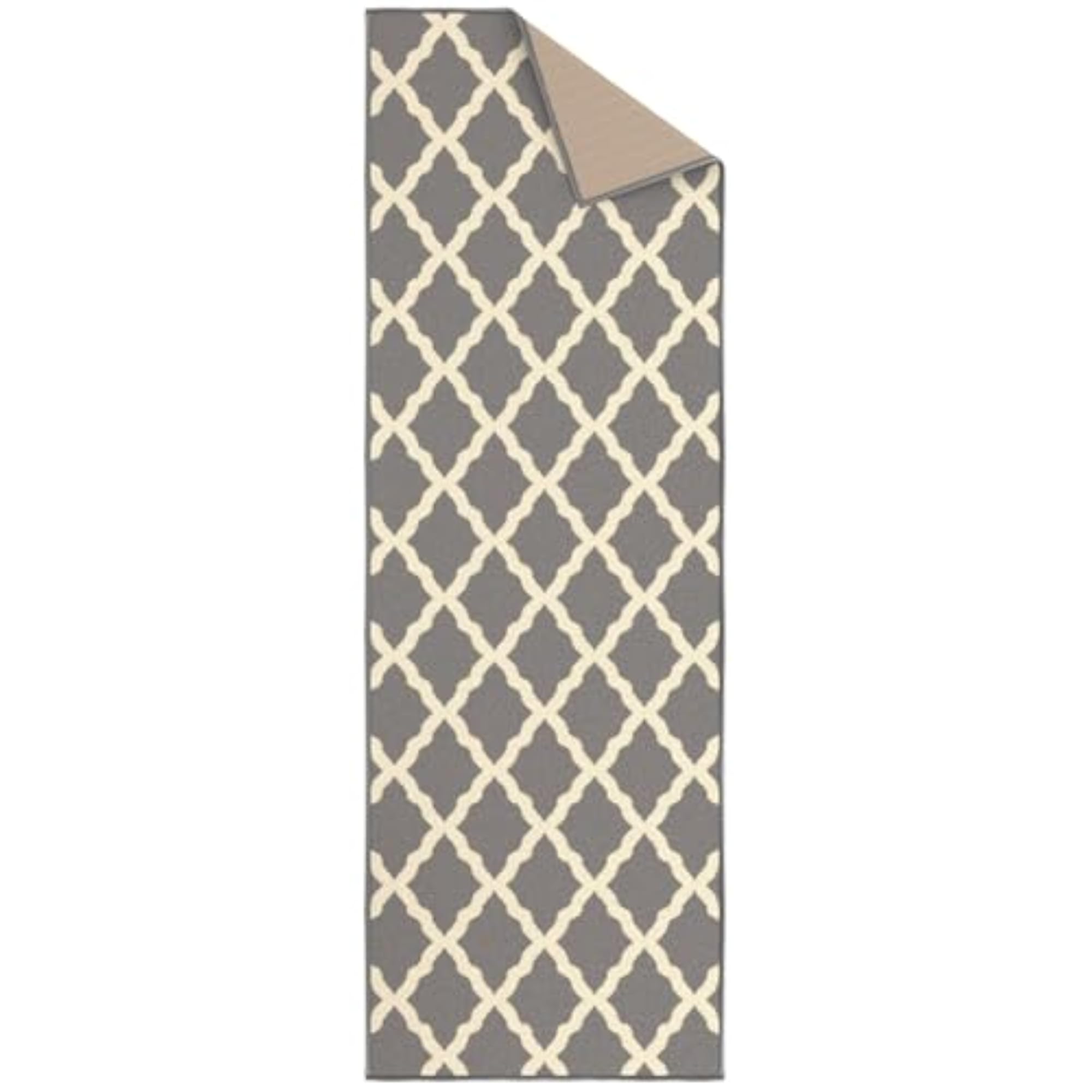 Glamour Collection Contemporary Moroccan Trellis Design Rug