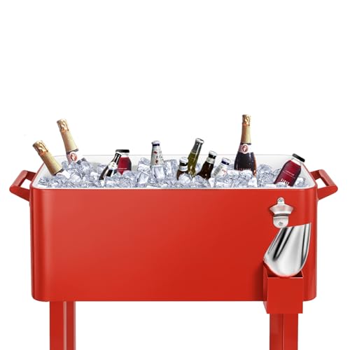 Commercial Stainless Beverage Cart