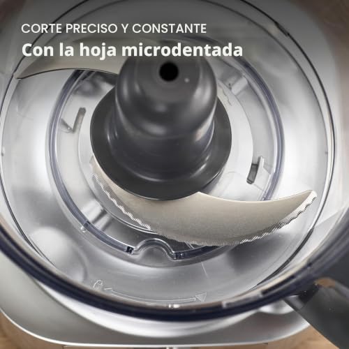 Miniatura 3 de Kenwood Multipro Express Fdp65.450 Wh - Procesador De Alimentos 1000 W, Bol De 3 L, Batidora De Vaso De 1.5 L, Exprimidor, Accesorios De Corte