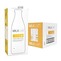 MILKLAB Soy Milk 8 x 1L | Barista Milk For Coffee, Latte & Espresso, Dairy Free, Gluten Free, Vegan, 8 x 1000 ml