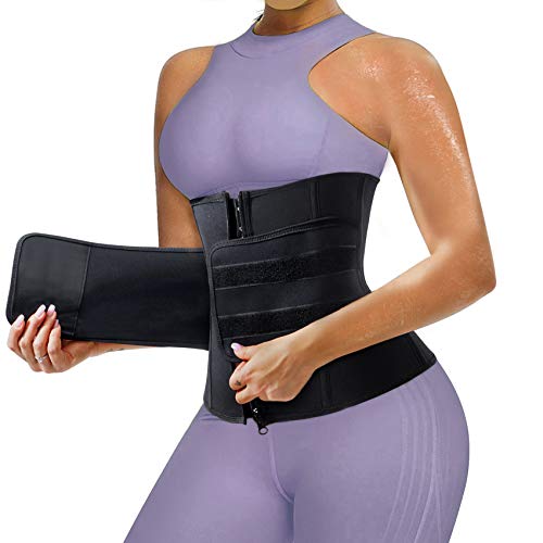Scarboro neoprene waist trainer corset for women sweat waist trim…