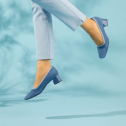 VIVAIA Women's Pumps Melody 2.0 Square Toe Chunky Heels Slip on Dressy Heels for Women Classic 1.77" Mid High Pumps Shoes2