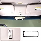 Sekhyna Sunroof Switch Panel Trim Frame Compatible with Mitsubishi Eclipse 2006-2011 Soft Carbon Fiber 1PCS,Eclipse Center Console Decorative Accessories (Black Carbon)