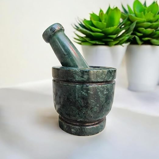 - Marble Mortar and Pestle for Grinding Spices, Herbs, and Medicines, Natural Stone Kitchen Tool