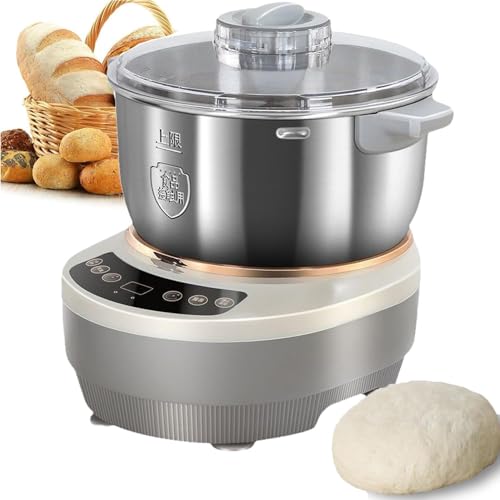 Mezclador de masa profesional de acero inoxidable con función de fermentación, temporizador de microcomputadora y panel táctil para necesidades de horneado de gran capacidad