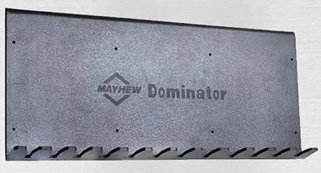 Mayhew Tools Steel Products, Inc. 12 PC Pry Bar Rack, Empty, Wall-Hook Mount