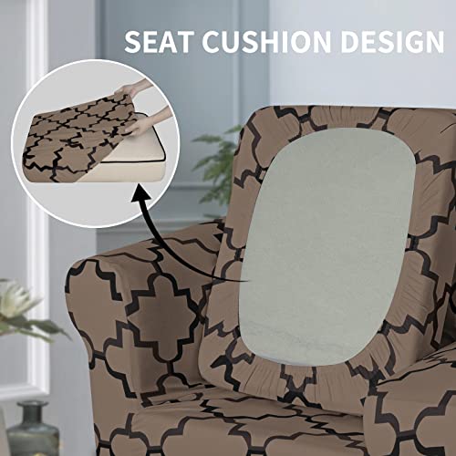 Image of Easy-Going 4 Pieces Stretch Sofa Cover for 3 Cushion Couch Washable
