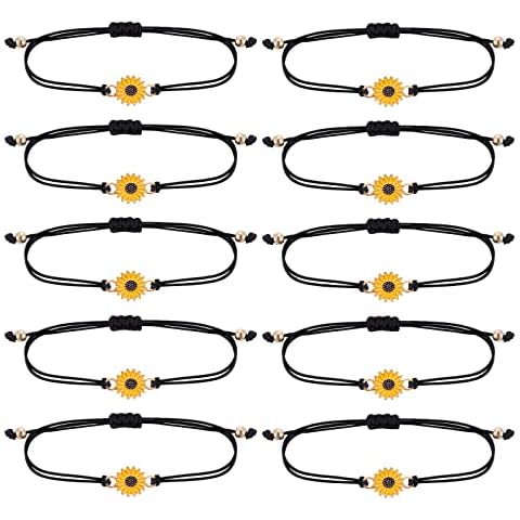 Yolev Sunflower Friendship Bracelets Set Cover