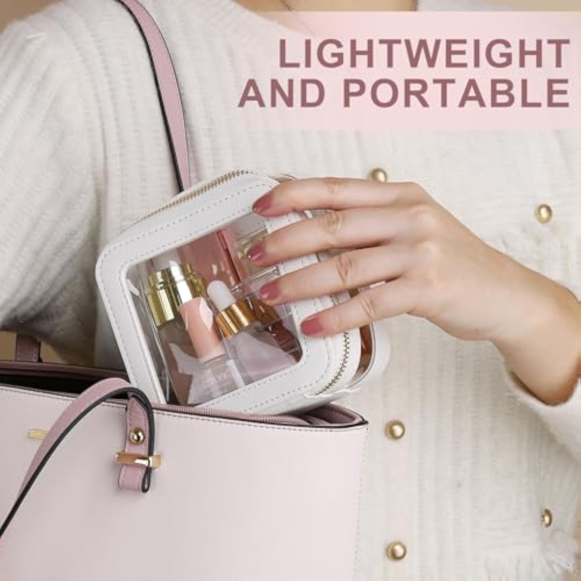 Clear Traveling Toiletry Bag TSA Approved
