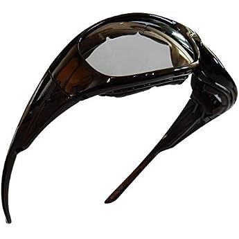 CB1-888 Polarized Sunglasses, Color Changing Polarized Goggles, 2-Way, Cool Bikers, Night Riding, Special Case Included