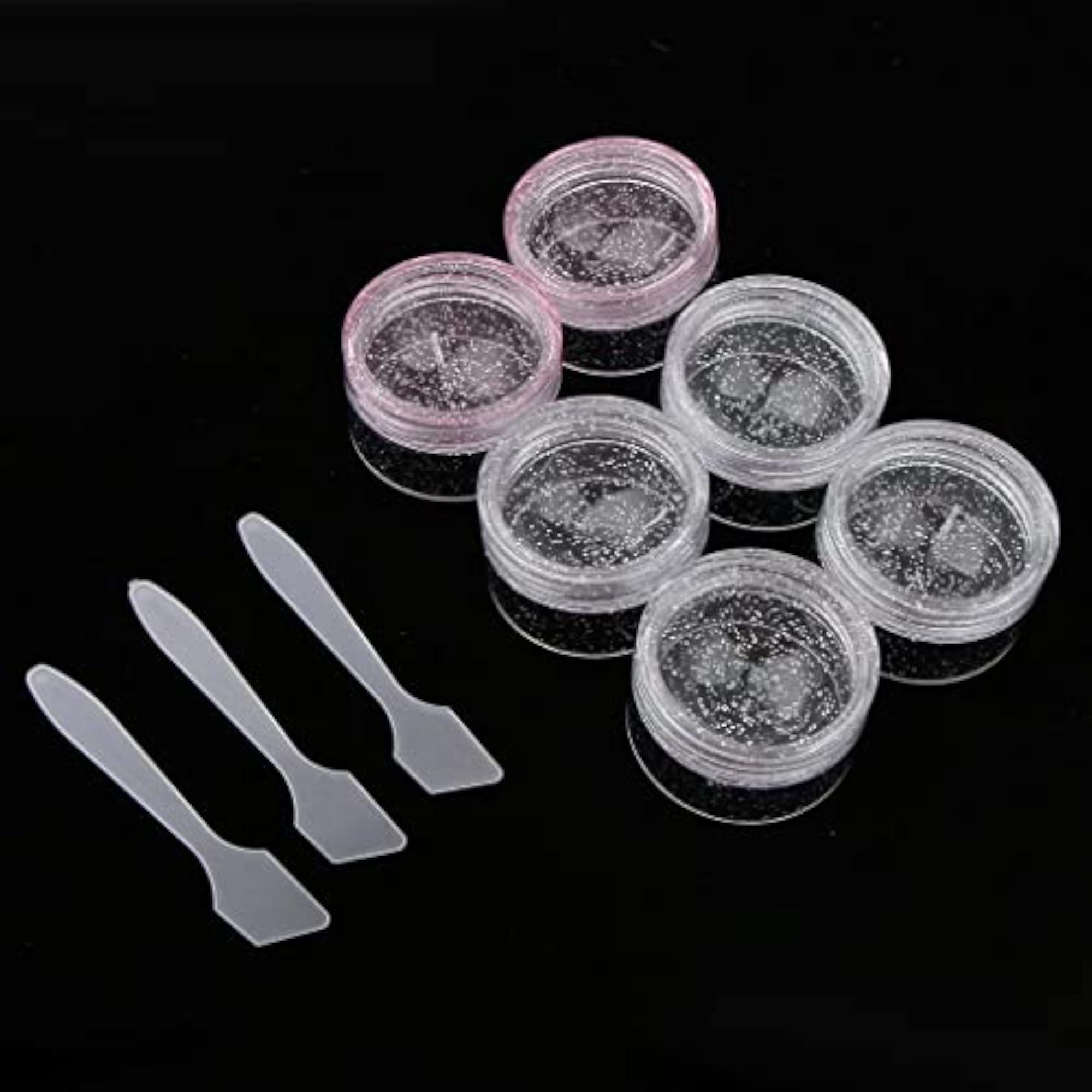 6pcs Small Cosmetic Cream Jars Empty Containers