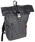 rucksack wasserfest damen Außenfach mit wasserdichtem Reißverschluss / Rücken und verstellbare Schultergurte sind gepolstert