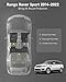 3W Floor Mats Fit Range Rover Sport 2014-2022(Not for Range/Land Rover Discovery Sport) TPE All Weather Custom Fit for Land Rover Sport 1st and 2nd Row Full Set Car Liners - Black