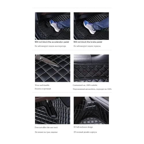 Tapis de sol de voiture pour Cayenne 2011-2017 protection habitacle