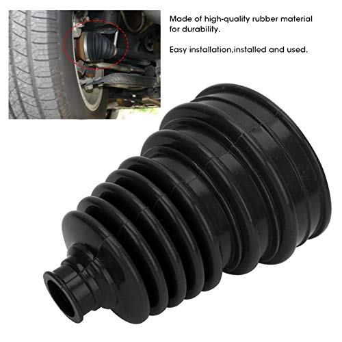 Cv Boot Kit,Universal Silicone Cv Axle Boot Dust Cover Ball Head Constant Speed Round Clamp Kit(Black) #TOP1