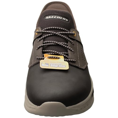 Skechers Homme Slade-Macklin Basket, Chocolat, 45 EU